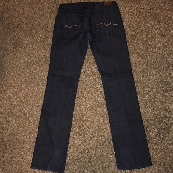 7 for all mankind Size 28 Inseam 33 inches - Picture 6 of 7